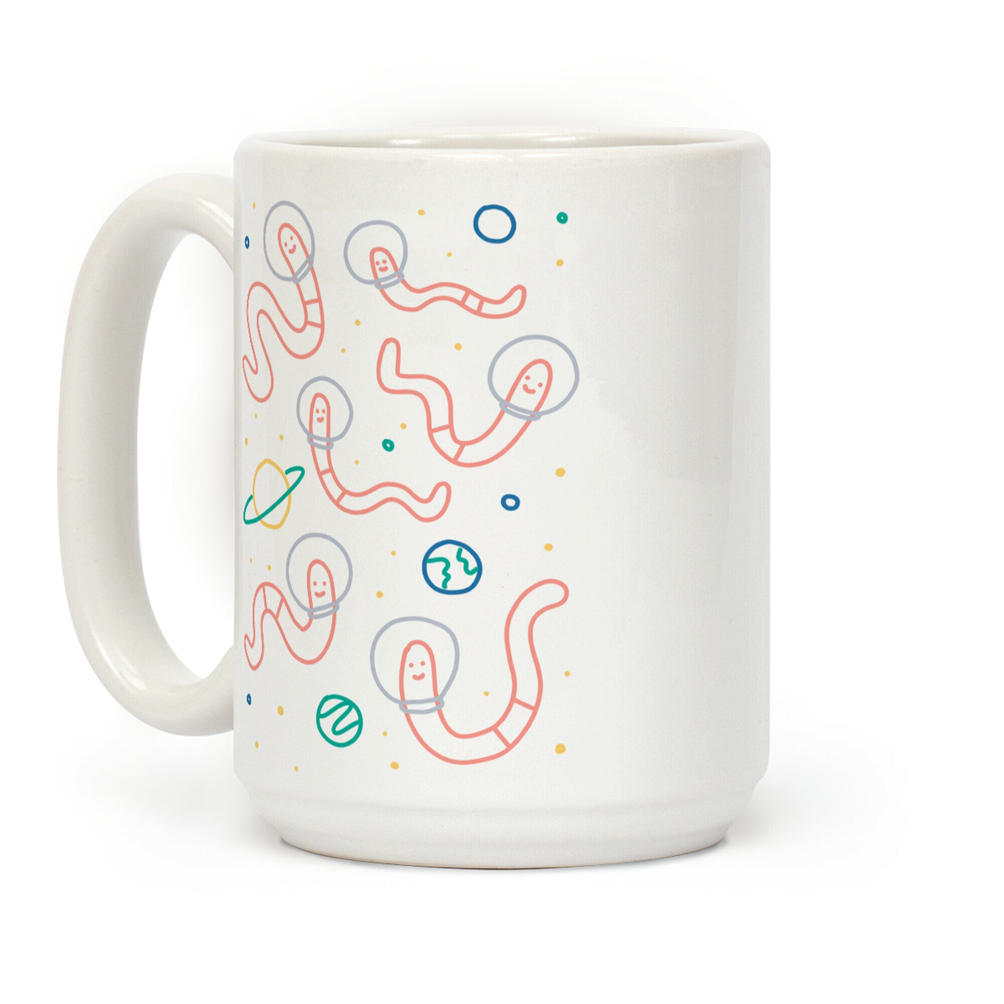 Worms In Space Coffee Mug
